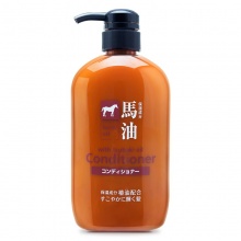 日本熊野咖思美马油护发素600ml